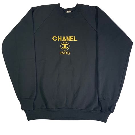 chanel mens sweatshirt|Chanel sweatshirt vintage.